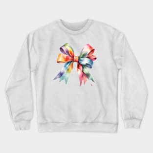 Colorful bow Crewneck Sweatshirt